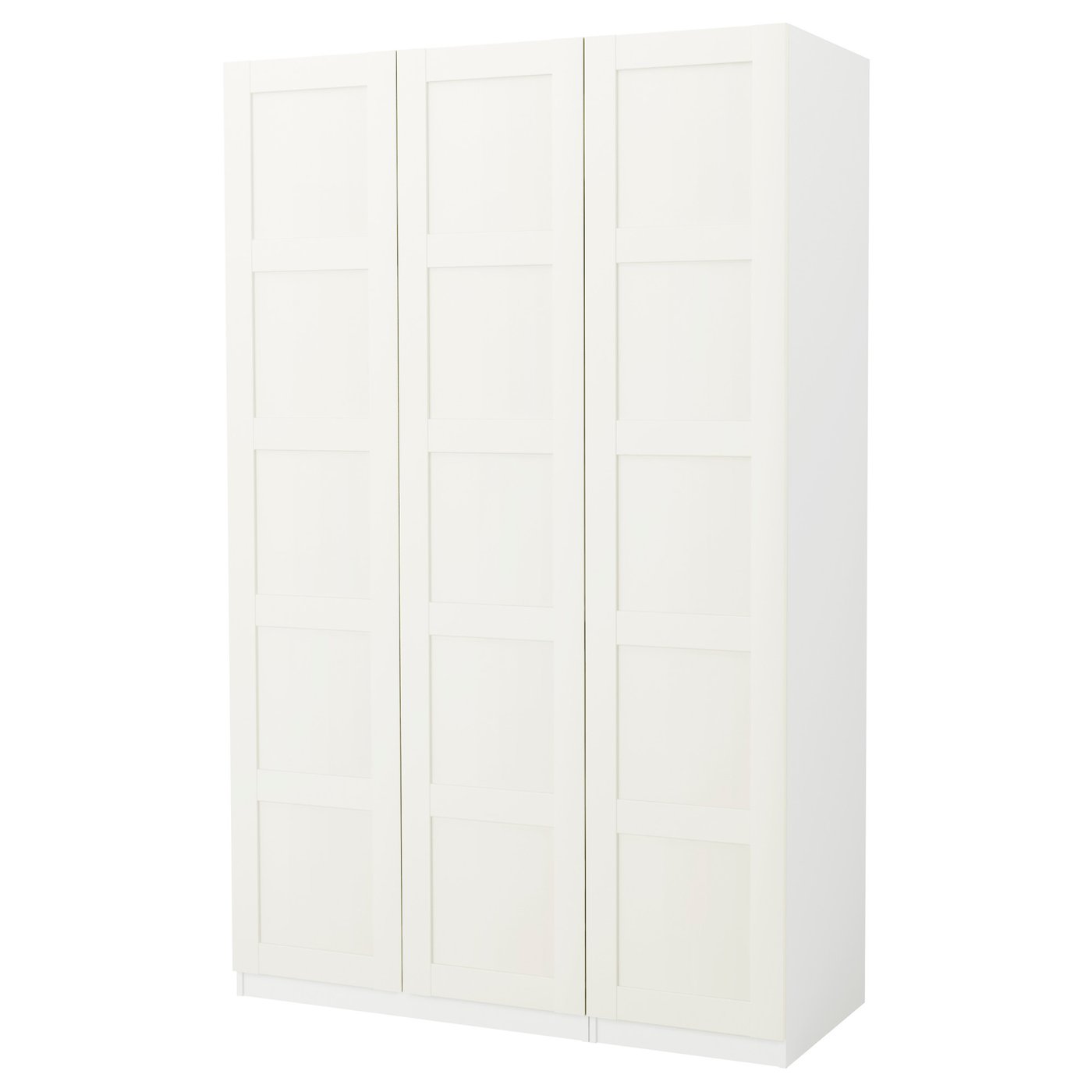 Шафа IKEA PAX / BERGSBO, білий / білий, 150 × 60 × 236 см — фото 2