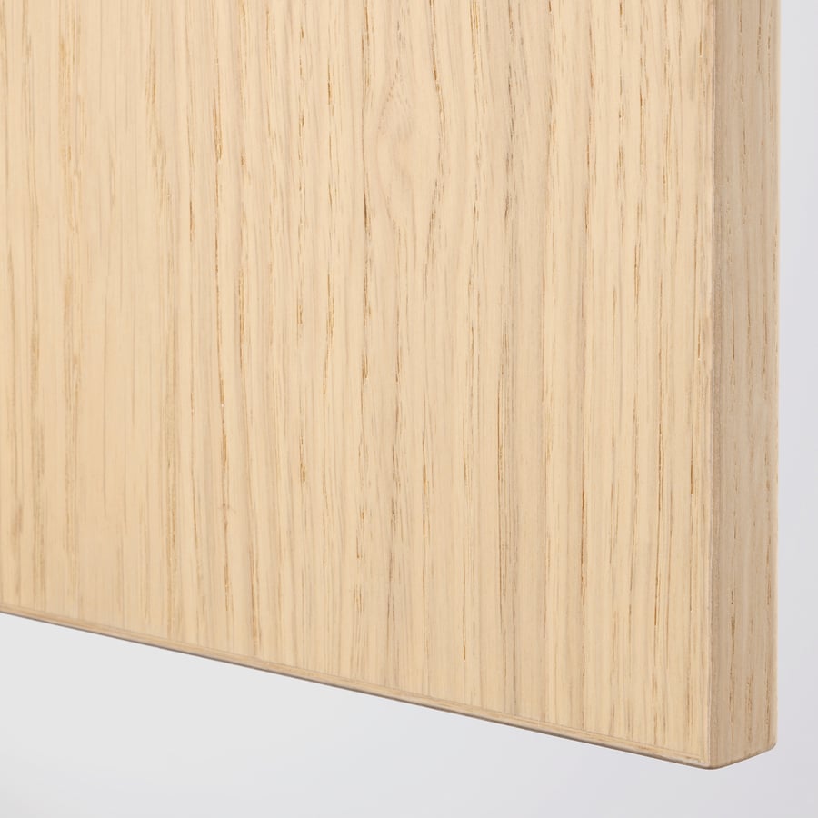 PAX / FORSAND skapis, balti beicēta ozolkoka imitācija/balti beicēta ozolkoka imitācija, 250x60x201 cm