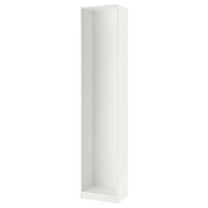 PAX Каркас шафи - білий 50x35x236 см