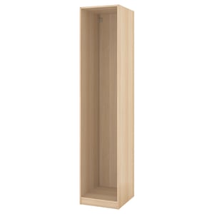 PAX Каркас шафи - імітація дуба з білою морилкою 50x58x236 см