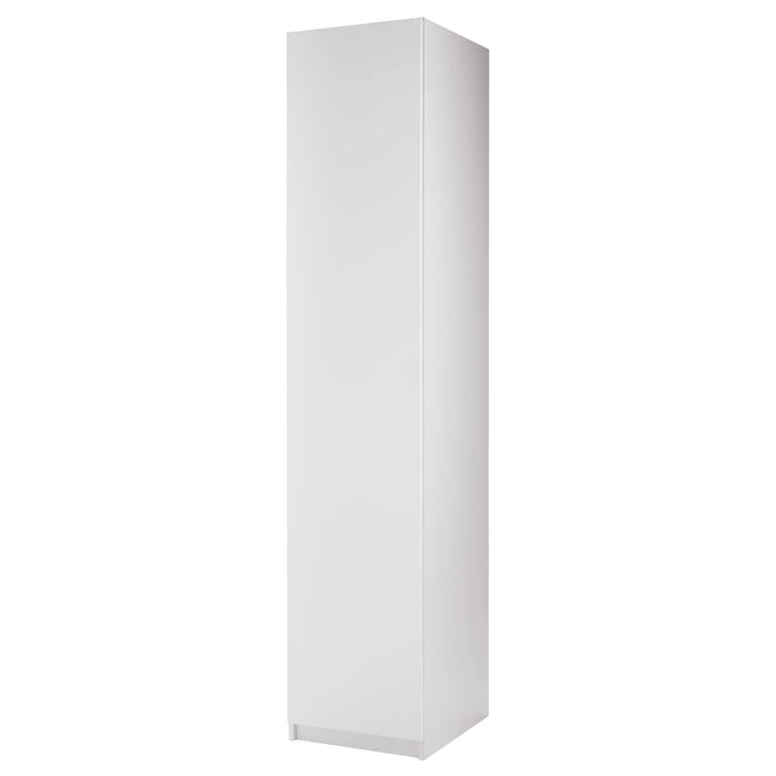 PAX Шафа і дверцята, білий/Fardal глянець/білий, 50x38x236 см, фото 2