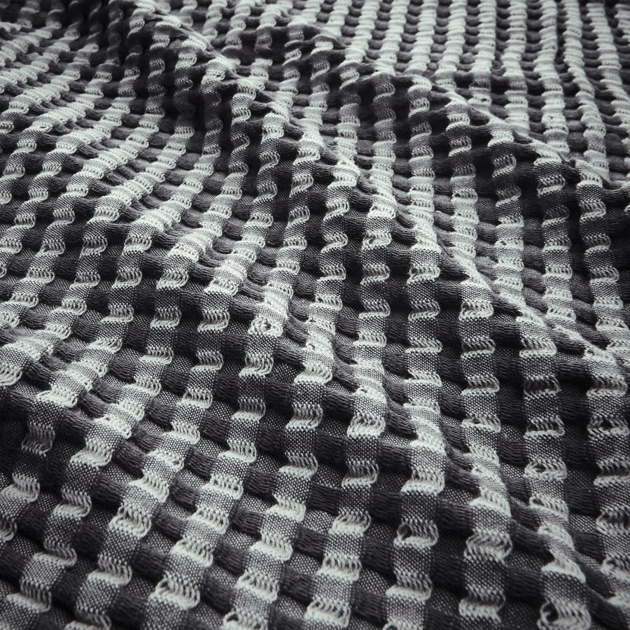 PELARTUJA gultas pārklājs, tumši pelēks/gaiši pelēks, 150x250 cm
