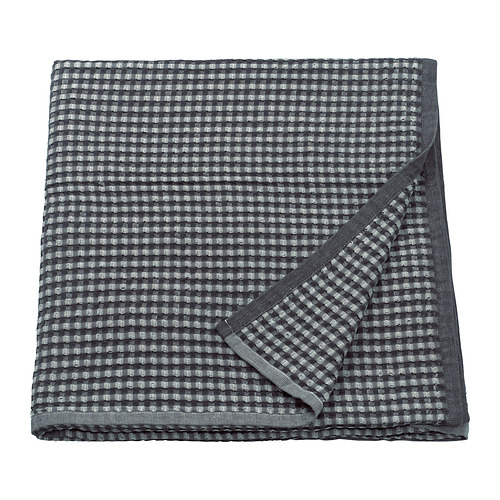 PELARTUJA - narzuta, 150x250 cm, ciemnoszary/jasnoszary