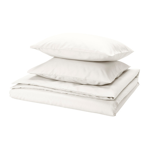 PILTANDVINGE - poszwa na kołdrę i 2 poszewki, 200x200/50x60 cm, biały