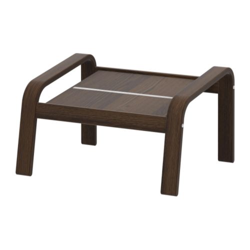 POÄNG - rama podnóżka, brązowy