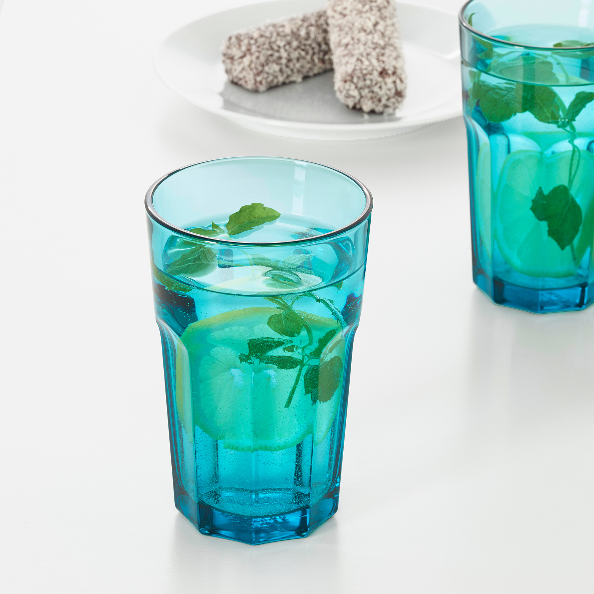 POKAL Szklanka, turkusowy, Dowiedz się więcej - IKEA