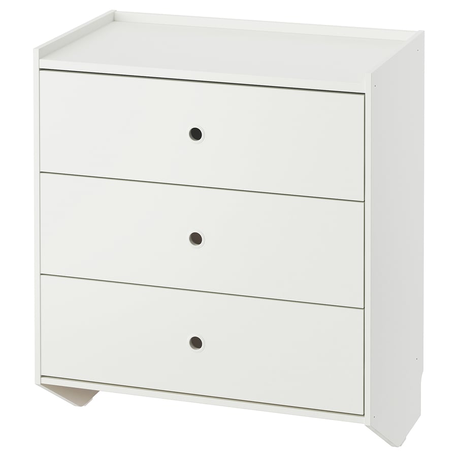 RACKNS, 3 sahtliga kummut 69x78 cm