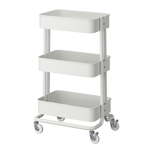 RÅSKOG - wózek, 35x45x77 cm, biały