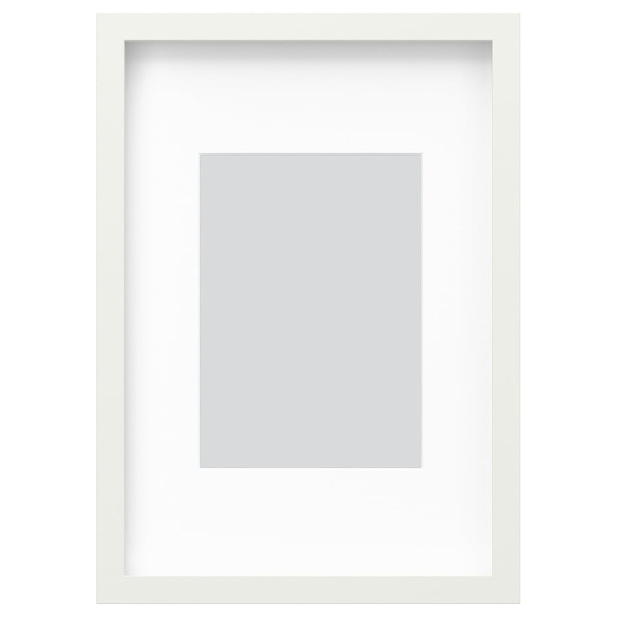 RÖDALM  rāmis, 21x30 cm, baltā krāsā  