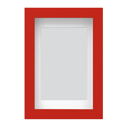 RÖDALM - ramka, 10x15 cm, czerwony