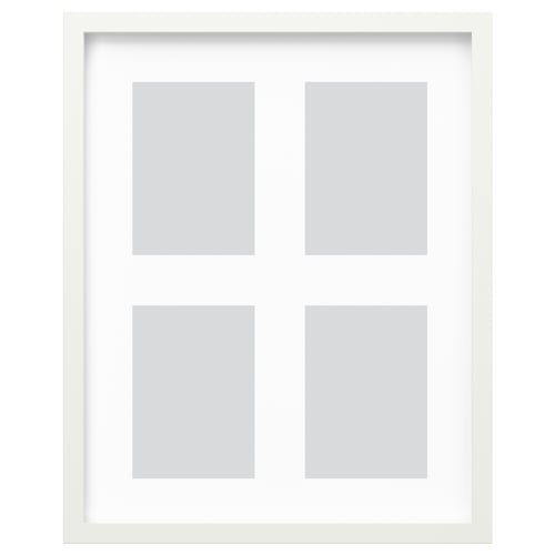 RÖDALM Рамка на 4 фотографії - білий 40x50 см