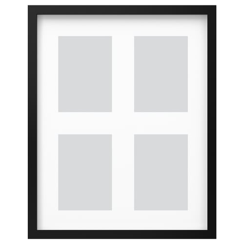 RÖDALM Рамка на 4 фотографії - чорний 40x50 см