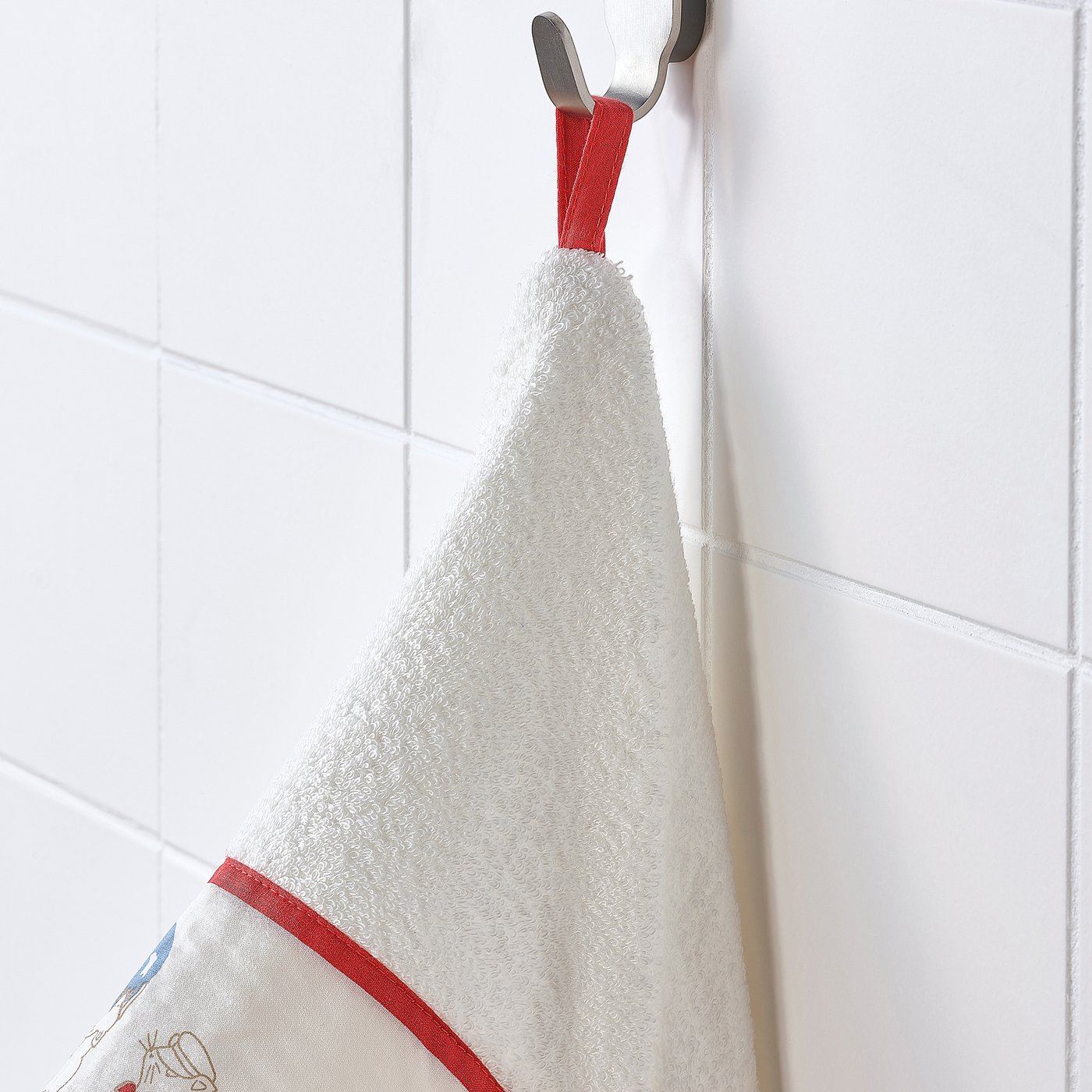 ikea rodhake detskoe polotence s kapyushonom kroliki yagody 60x125 sm 504 402 14