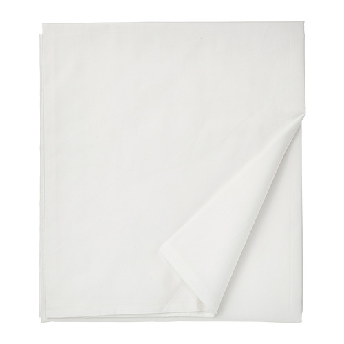 RÖNNVECKMAL - prześcieradło, 240x260 cm, biały