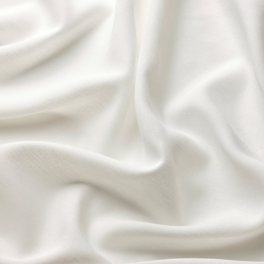 ROSENROBINIA õhuke kardin, 1 paar, valge/kardinapaelaga, 145x300 cm