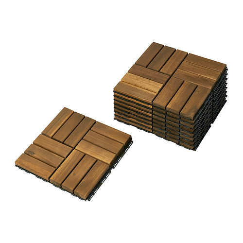 RUNNEN - płyta podłogowa, ogrodowa, 0.81 m², akacja