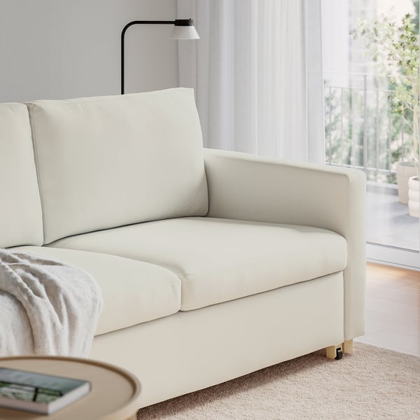 SALTSJÖBADEN Sofa 2-osobowa, rozkładana, Blekinge biały