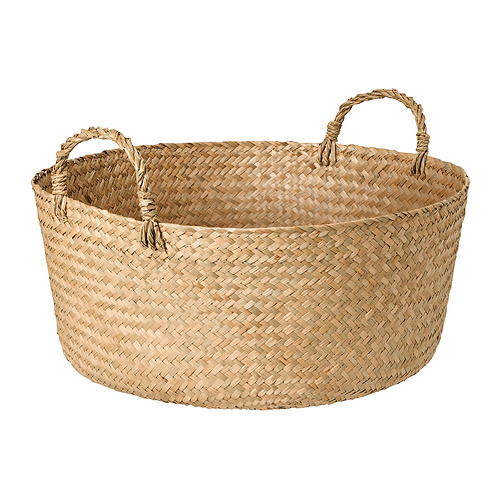 SANDJORD - kosz, 46x20 cm, turzyca