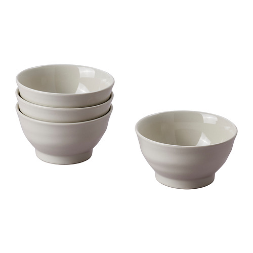 SANDSKÄDDA - miska, 14 cm, jasny szarobeżowy