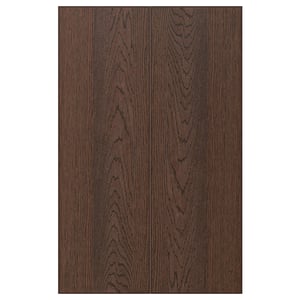 SINARP Двері кутової шафки 2 шт. - коричневий 25x80 см