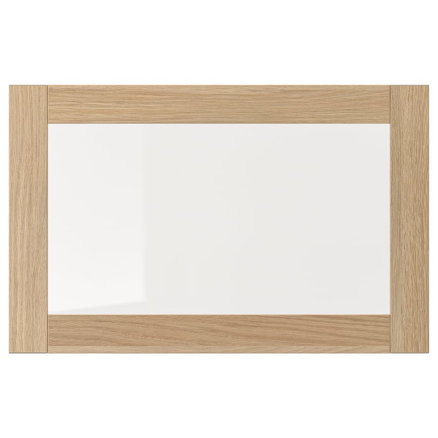 SINDVIK Uks 60x38 cm, pleegitatud tamm, klaas