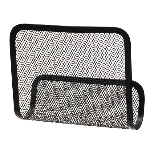 SKÅDIS - pojemnik na czasopisma, czarny