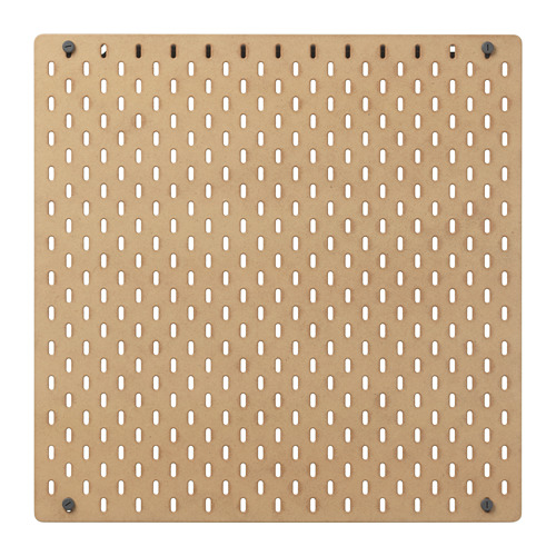 SKÅDIS - tablica perforowana, 56x56 cm, drewno