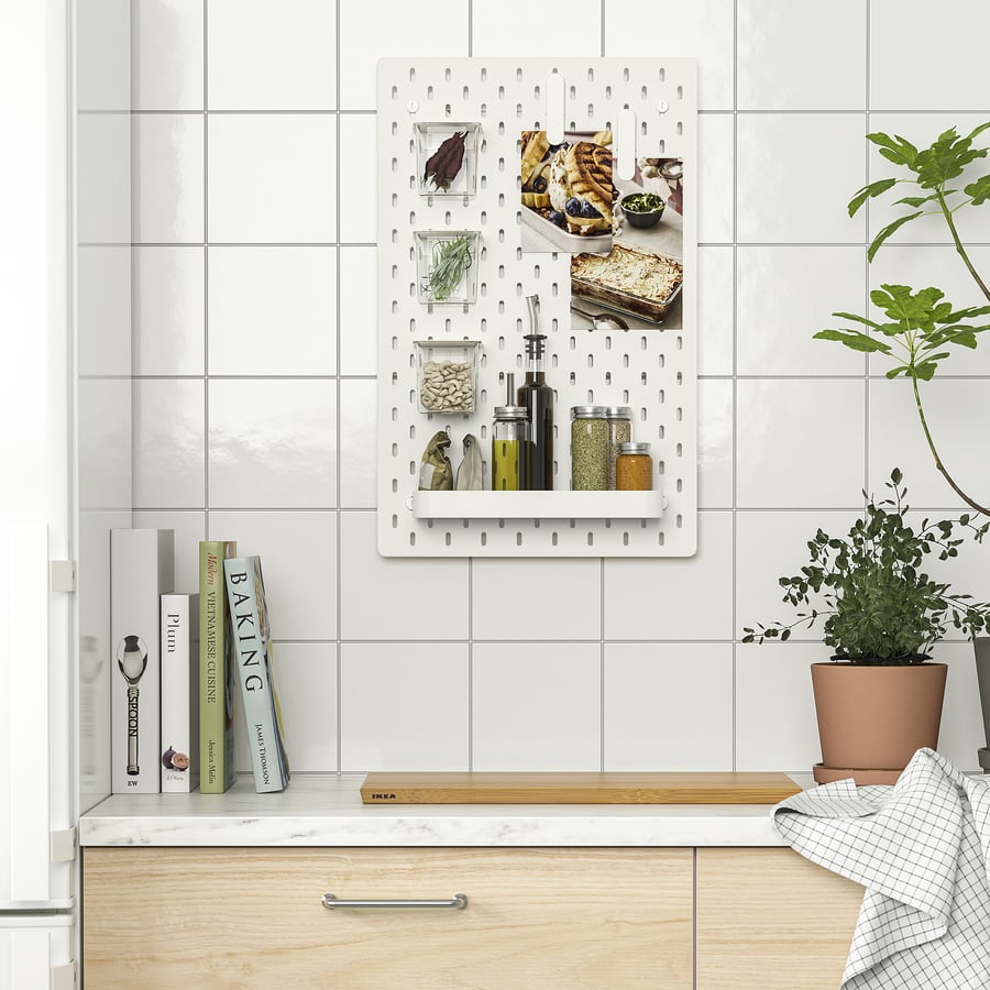 SKÅDIS perfoseina kombinatsioon, valge, 36x56 cm