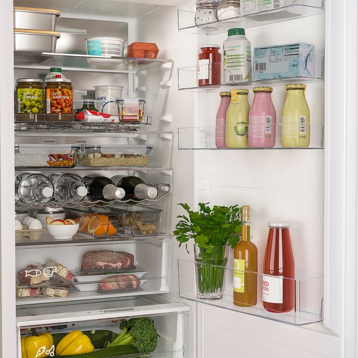 SKOGSNÄS Холодильник/морозильник, IKEA 700 інтегрований 213/87 л, фото 4