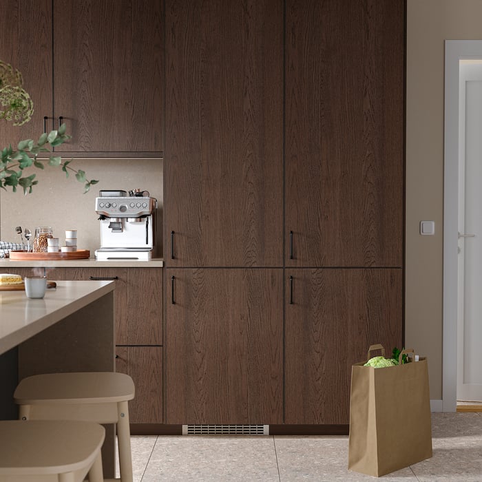 SKOGSNÄS Холодильник/морозильник, IKEA 700 інтегрований 213/87 л, фото 3