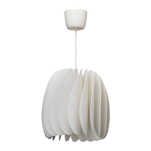 SKYMNINGEN - lampa wisząca, 42 cm, biały