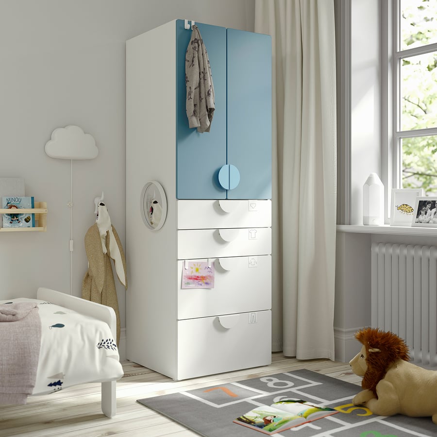 SMÅSTAD / PLATSA Skapis 60x57x181 cm Bērnu skapji SMÅSTAD / PLATSA Skapis 60x57x181 cm Bērnu skapji
