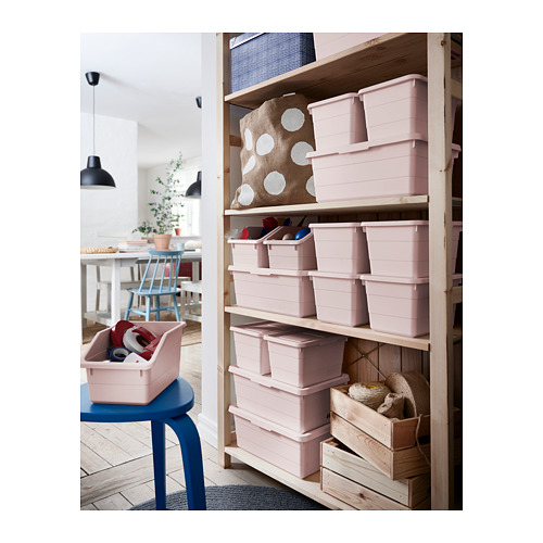 SOCKERBIT kaanega kast, 38x25x15 cm