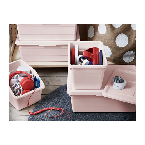 SOCKERBIT kaanega kast, 38x25x15 cm
