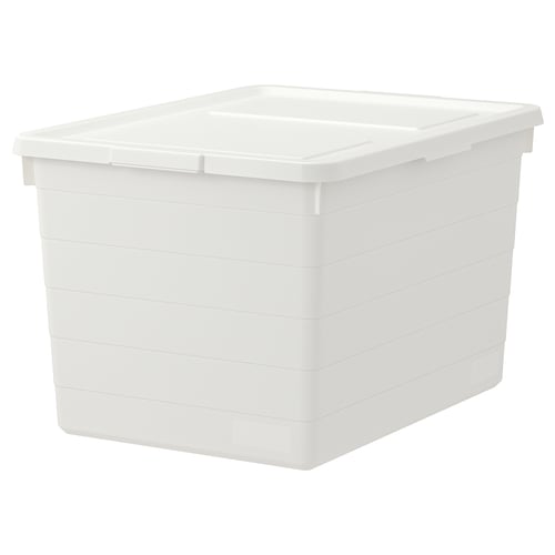 SOCKERBIT Контейнер з кришкою - білий 38x51x30 см