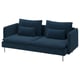 SÖDERHAMN Sofa 3-osobowa, Kelinge granatowy