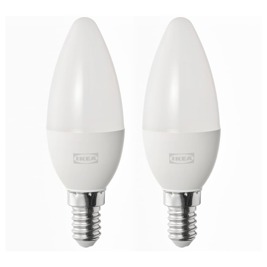 SOLHETTA E14 LED spuldze 470 lūmeni - lustra/opāla balta 