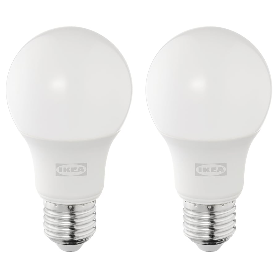 SOLHETTA LED spuldze E27, 470 lūmeni, apaļas formas pienbaltā krāsā