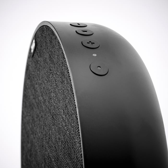SOLSKYDD Портативна колонка Bluetooth, чорний 19 см, фото 4