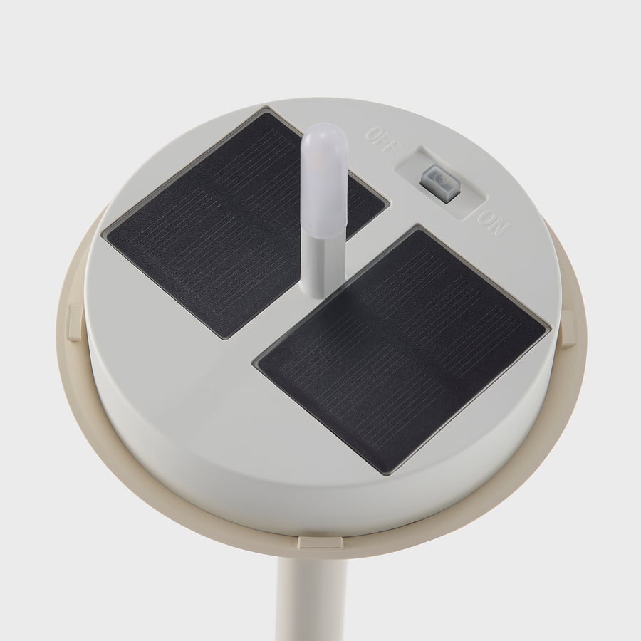 SOLVINDEN stāvlampa, saules/āra bēša
