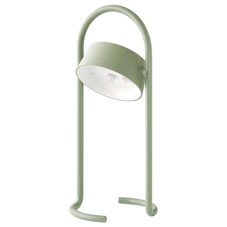 SOLVINDEN Lampa stołowa LED, na baterie/zewnętrzne zielony, 29 cm