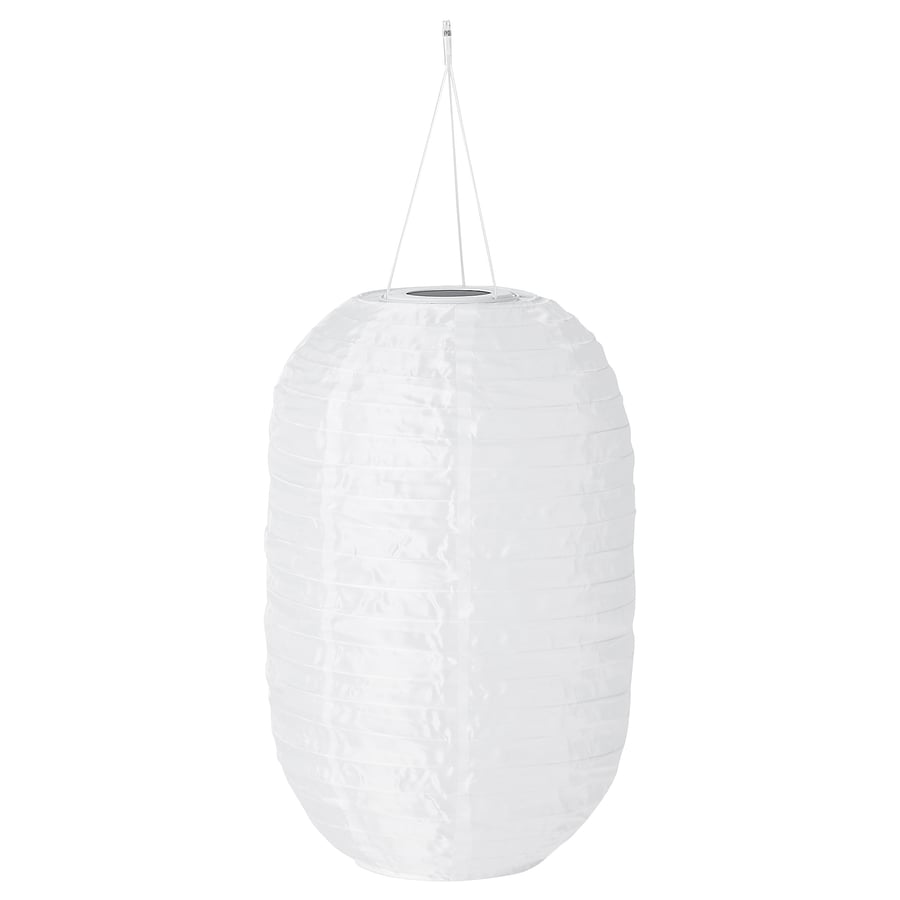 SOLVINDEN iekaramā griestu lampa, ar saules baterijām baltā krāsā, 43 cm