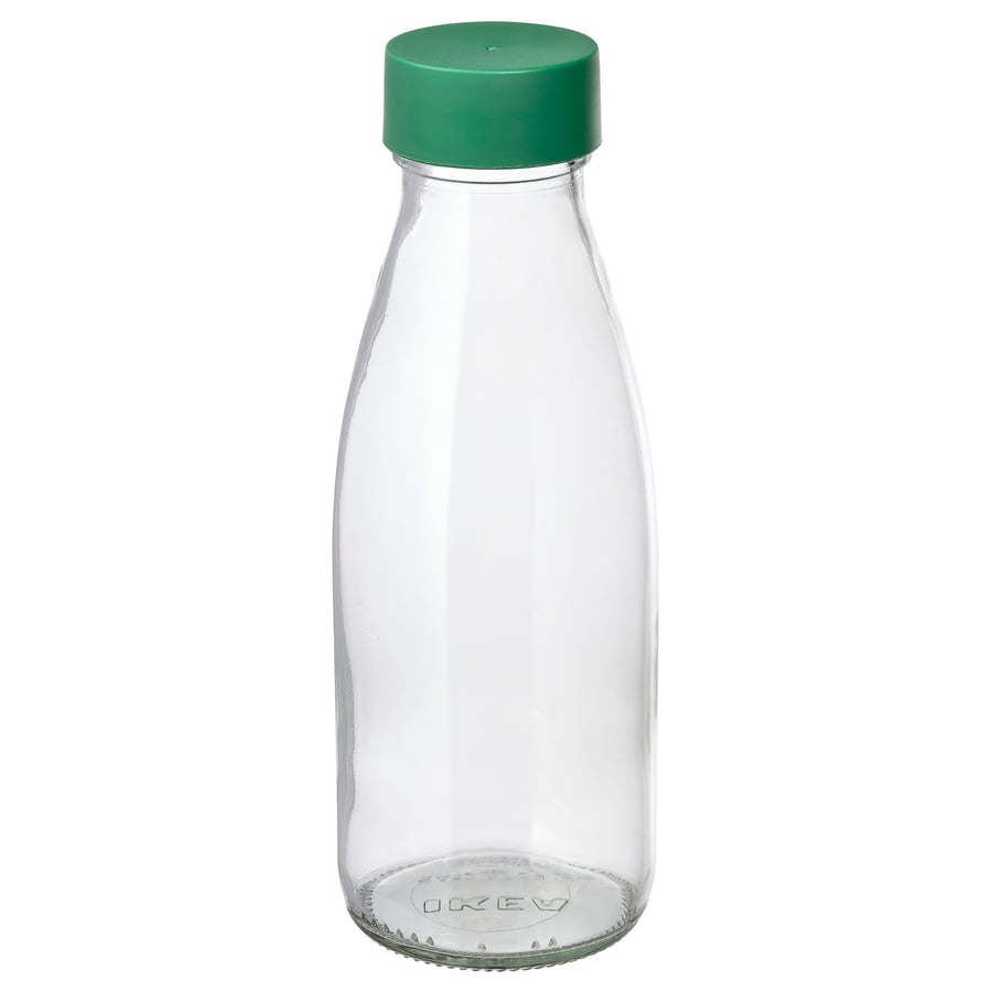 SPARTANSK ūdens pudele, stikls/zaļā krāsā, 0.5 l