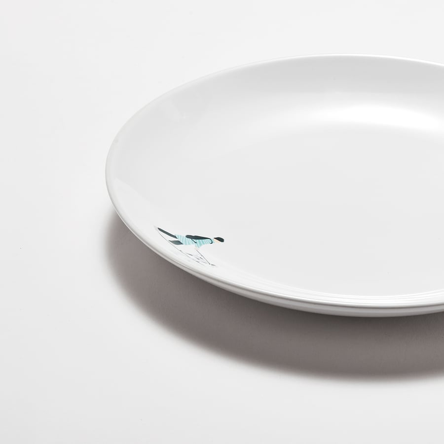SPJUTLILJA mazais šķīvis, rakstains, 20 cm