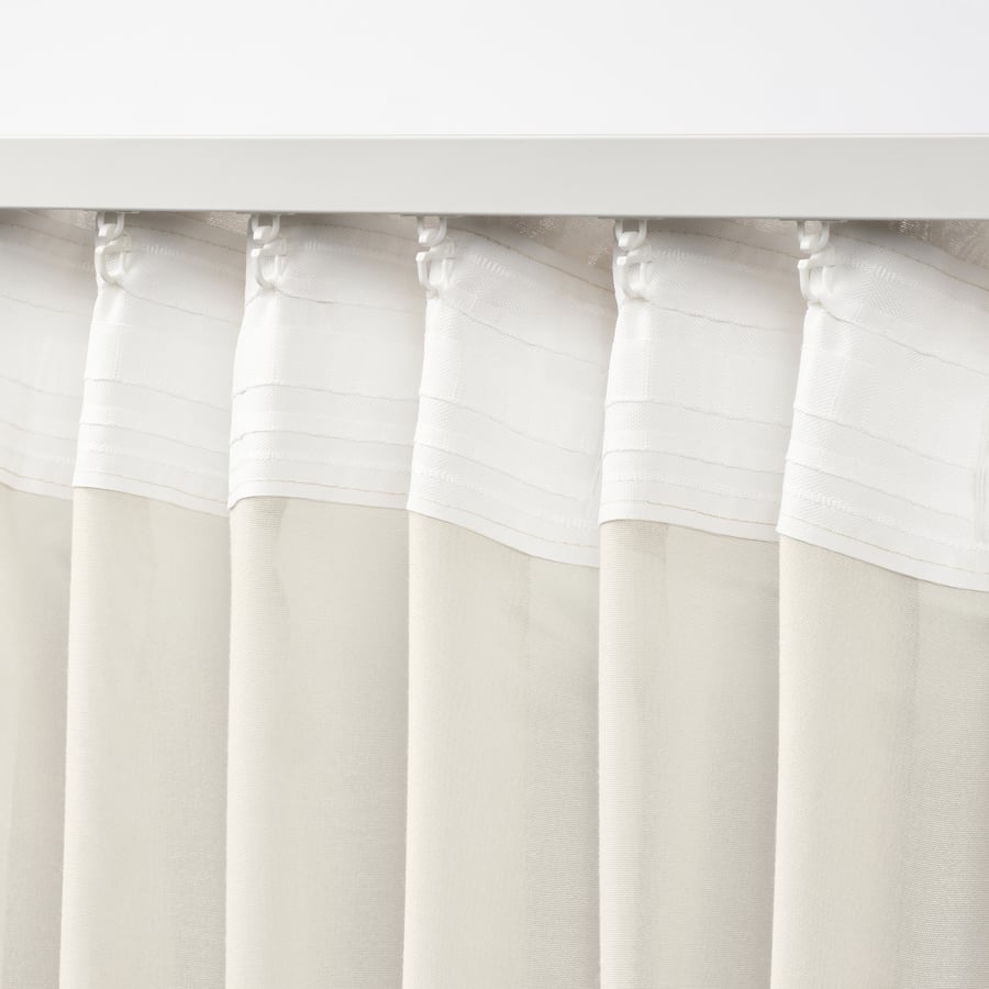 STENFRÖ õhuke kardin, 1tk, beež/kardinapaelaga, 300x300 cm STENFRÖ õhuke kardin, 1tk, beež/kardinapaelaga, 300x300 cm