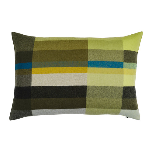 STOCKHOLM 2025 - poszewka, 40x58 cm, ciemnozielony/niebieskozielony