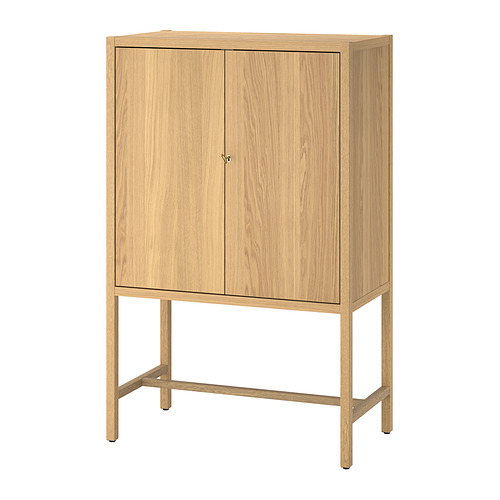 STOCKHOLM 2025 - Szafka/2 drzwi, 80x40x126 cm, okl dęb