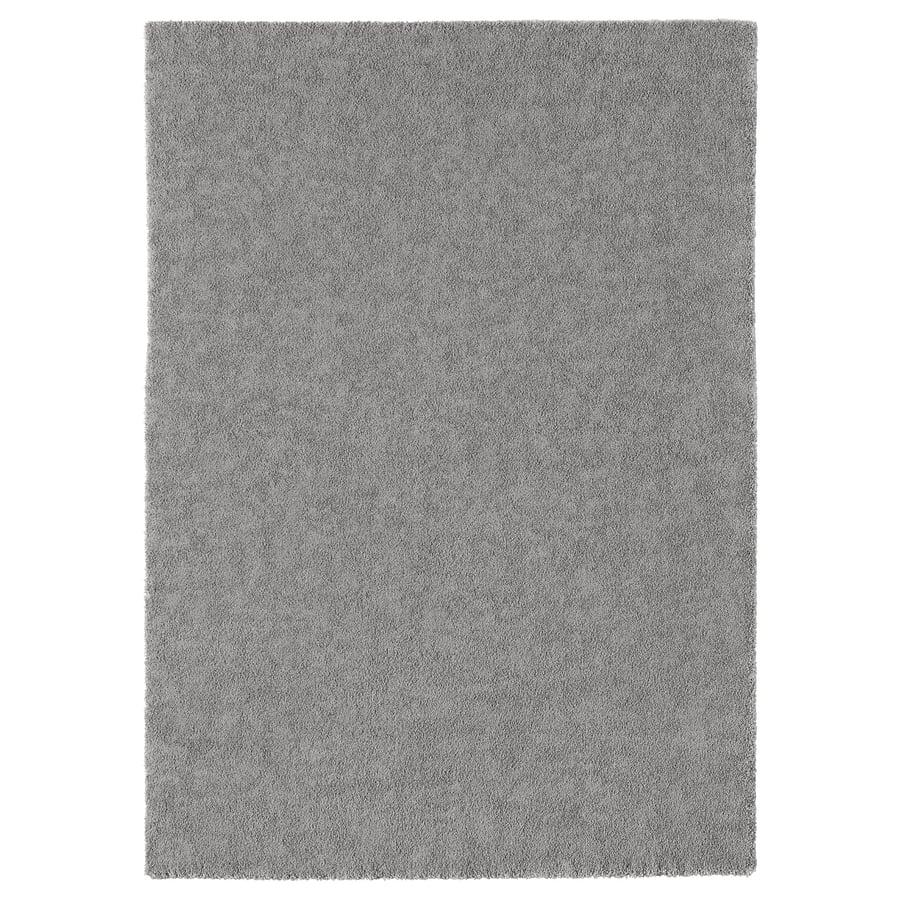 STOENSE paklājs ar īsām plūksnām, pelēkā krāsā,  170x240 cm