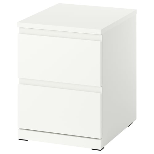 STORKLINTA Комод, 2 шухляди - білий/з 2 шухлядами 40x50x53 см