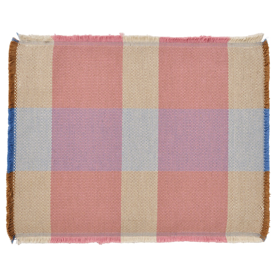 STRANDFLOKA lauamatt, Muster/mitmevärviline, 45x35 cm
